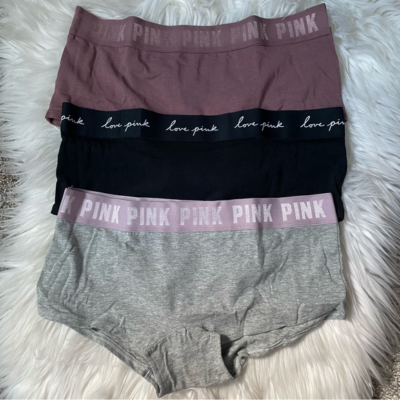 NEW PINK Victoria Secret Boy Shorts - Picture 4 of 6